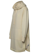 Jil Sander Milk Virgin Wool Blend Hoodie