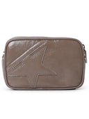 Golden Goose Star Crossbody Bag In Dove Gray Lear