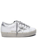 Golden Goose Hi Star Sneakers In White Lear