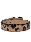 Dolce & Gabbana Dg Girls Two Tone Glossy Calf Lear Belt