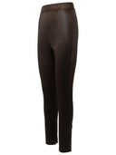 Dolce & Gabbana Brown Acetate Leggings