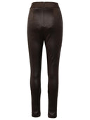 Dolce & Gabbana Brown Acetate Leggings