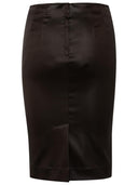 Dolce & Gabbana Brown Acetate Skirt