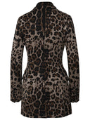 Dolce & Gabbana Leopard Viscose Blazer