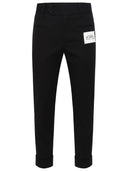 Dolce & Gabbana schwarze Baumwollhose