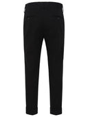 Dolce & Gabbana schwarze Baumwollhose