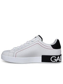 Dolce & Gabbana Portofino White Lear Sneakers