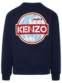 Kenzo Blue Cotton Sweatshirt