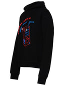 Dsquared2 Black Cotton Hoodie