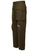 Pantaloni di cotone verde dsquared2