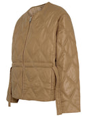 Ganni Beige Recycled Nylon Jacket
