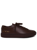 Common Projects Achilles Brown Lear Sneakers