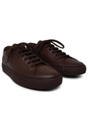 Common Projects Achilles Brown Lear Sneakers