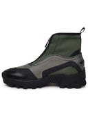 Ganni Performance Green Recycling Polyester High Top Sneakers