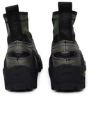 Ganni Performance Green Recycling Polyester High Top Sneakers