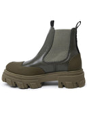 Ganni Green Lear Ankle Boots