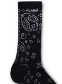 Calzini di cotone blu Alanui