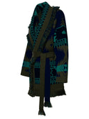 Alanui Icon Cardigan In Green Cashmere