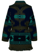 Alanui Icon Cardigan In Green Cashmere