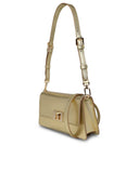Furla Zoe Mini Crossbody Bag In Gold Lear
