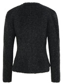 Isabel Marant Etoile 'Nelly' Anthracite Wool Blend Chaqueta