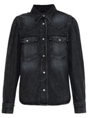 Isabel Marant Etoile 'Thaisse' Grey Lyocell Shirt
