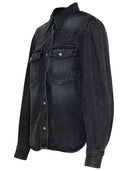 Isabel Marant Etoile 'Thaisse' Grey Lyocell Shirt