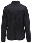 Isabel Marant Etoile 'Thaisse' Grey Lyocell Shirt