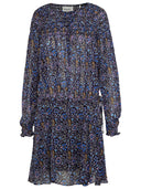 Isabel Marant Etoile "Noanne" abito in viscosa blu