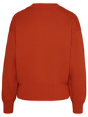Isabel Marant Etoile Orange Cotton Blend 'Ailys' Sweater