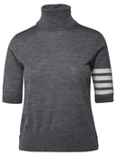 Thom Browne Gray Virgin Wool Sweater