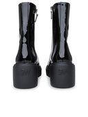 Stuart Weitzman Black Patent Lear Soho Boots