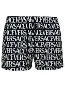 Versace Black Nylon Swimming Trunks
