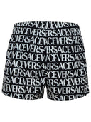 Versace Black Nylon Swimming Trunks