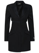 Versace Blazer In Black Virgin Wool
