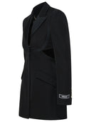 Versace Blazer In Black Virgin Wool