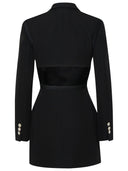 Versace Blazer In Black Virgin Wool