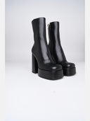 Versace Black Lear Boots