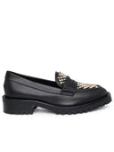 Jimmy Choo Deanna Black Lear Loafers