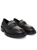 Jimmy Choo Deanna Black Lear Loafers