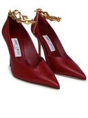 Jimmy Choo Diamond Pumps In Red Lear
