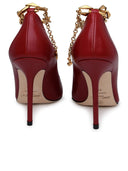 Jimmy Choo Diamond Pumps In Red Lear