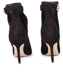 Jimmy Choo Nell Coffee Suede Ankle Boots