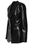 Nanushka Black Polyester Blend Blazer Jacket