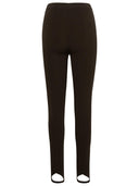 Nanushka 'Eveline' leggings i brun genanvendt viskose