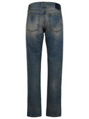 Maison Margiela Light Blue Cotton Jeans