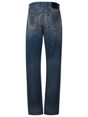 Jeans de coton bleu clair de la Maison Margiela
