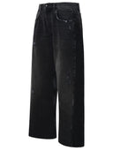 Amish Black Cotton 'Upcycle' Jeans