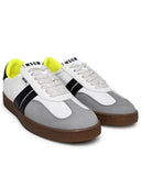 Msgm sneaker in pelle scamosciata a due toni