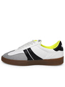 Msgm sneaker in pelle scamosciata a due toni